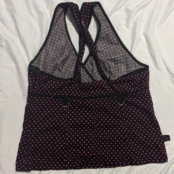 Tripp NYC Halter top sz L Hot topic Y2k Goth - Picture 2 of 6